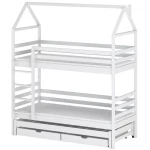 Posteľ Domček Dalia 80x160 white