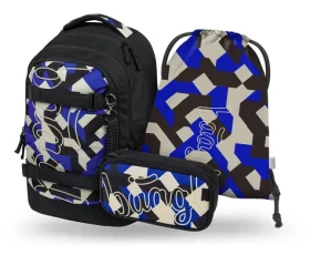 BAAGL SET 3 Skate Max Variety: batoh, penál, sáček GRS (A-36103)