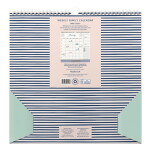 Busy B Nástěnný kalendář s perem Weekly Sage 2026, zelená barva, papír