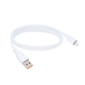 Solight SSC15005-S Kabel Lightning (M) - USB-A (M) 0.5m bílá / silikon (SSC15005-S)