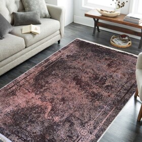 DumDekorace Moderní abstraktní koberec v hnědých tónech - Royal Patina Šířka: 160 cm | Délka: 220 cm