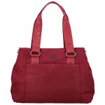 Stylová dámská nylonová kabelka do ruky Elke, červená