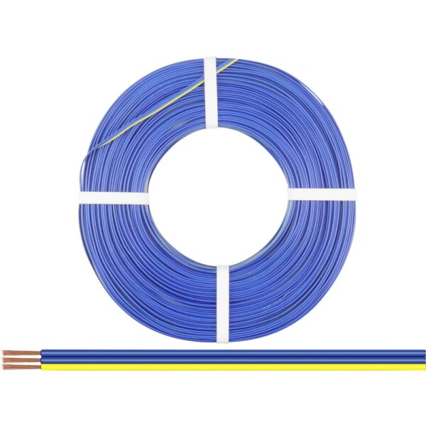 Donau Elektronik 318-223-25 lanko/ licna 3 x 0.14 mm² + 3 x 0.14 mm² modrá, modrá, žlutá 25 m
