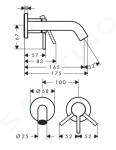 HANSGROHE Tecturis baterie