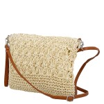 Stylová dámská crossbody kabelka Akita, béžová
