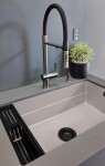 DEANTE - Magnetic alabaster - Granitový dřez, jednokomorový ZRM_A10A