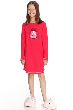 Dívčí noční košilka model 17775312 Taro Velikost: Barva: Červená