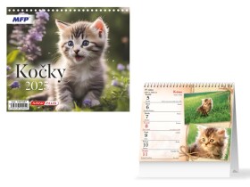 Stolní kalendář MINI 2025 MFP - Kočky