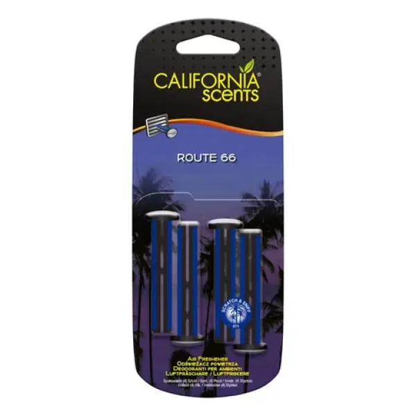 California Scents Vent Stick Route 66 4 ks