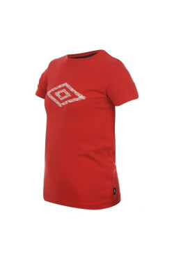 Umbro Cotton Logo T Shirt Boys Red - Červená / 11-12 - Umbro 11/12