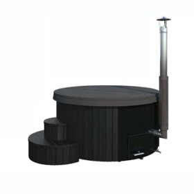 Koupací sud Hot tub DLX 200cm Black edition + thermokryt