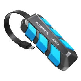 ADATA SC740 1TB modrá / SSD / Externí / čtení: 1050MBps / zápis: 1000MBps / Type-C 3.2 Gen 2 (SC740-1000G-CBU)