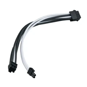 SilverStone PP07E-PCIBW Adaptér 8-Pin-PCIe na 6+2-Pin-PCIe 250mm - černo-bílá (SST-PP07E-PCIBW)