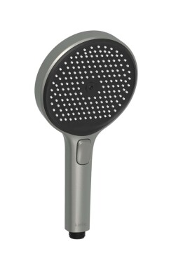 Kielle - Oudee Sprchová hlavice 130, 3 proudy, EcoSpare, gun metal/černá 20402013E