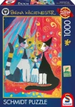 SCHMIDT Puzzle Šťastná kočičí rodina