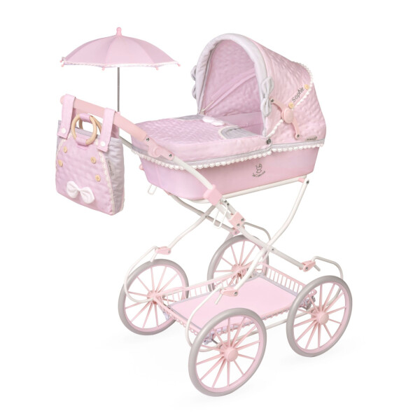 DeCuevas 81075 Skládací kočárek pro panenky s taškou a doplňky Sophie 2025 - 81 cm
