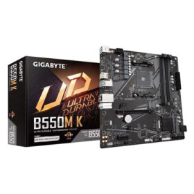 GIGABYTE MB Sc AM4 B550M K, AMD B550, 4xDDR4, 1xDP, 1xHDMI, mATX EDF_524753