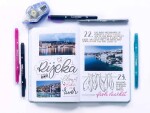 Tombow Travel Journal sada deníku A5 s TwinTone, Mono Edge a Power