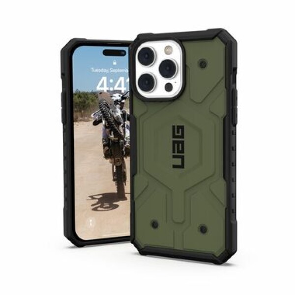 Pouzdro UAG Pathfinder MagSafe Olive iPhone 14 Pro Max