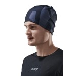 CEP Logo Bandana blue grey - Běžecký multifunkční nákrčník CEP - černá / šedá