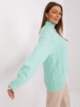 Jumper AT SW 23401.97P tmavě mátový jedna velikost