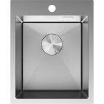 MEXEN - Solix ocelový dřez 1-bowl 400 x 500 mm, nerez 6406401000-01