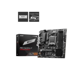 MSI MB Sc AM5 PRO B650M-P, AMD B650, 4xDDR5, 1xDP, 1xHDMI, 1xVGA, mATX EDF_2648519