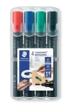STAEDTLER Lumocolor permanent / Popisovač / sada 4 ks / 4 barvy / 2 mm / voděodolný (352 WP4)