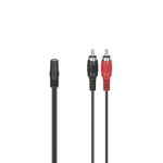 Hama audio redukce 2 cinch (M) - Jack 3.5mm (F) 10 cm (205186-H)