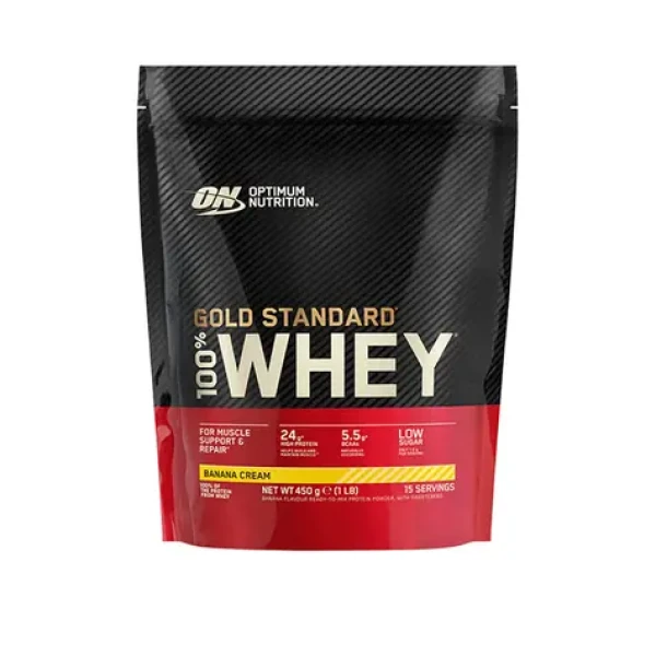 Optimum Nutrition 100% Whey Gold Standard banana cream 450 g (18919)