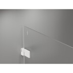 MEXEN/S - Lunar-B Duo sprchový kout dveře křídlové 80 x 75, transparent, bílá 832-080L-075P-20-00