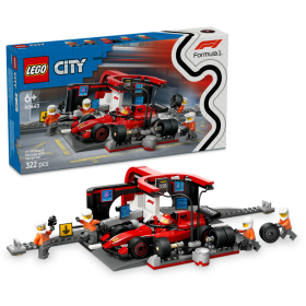 LEGO LEGO® City 60443 Zastávka v boxech F1® a personál s vozem Ferrari