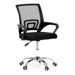 Dětská židle, výškově nastavitelná, černá síťovina, KA-L103 BK