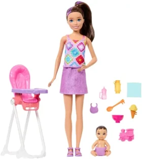 MATTEL Panenka Barbie Skipper: Klub opatrovnic JJB44