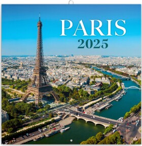 Kalendář 2025 poznámkový: Paříž, 30 30 cm