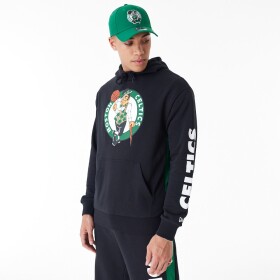New Era Pánská mikina Boston Celtics NBA Mesh Panel Oversized Hoodie Velikost: 2XL
