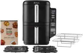 Ninja SL300EU černá / Horkovzdušná fritéza / 2470W / 2x 3.8 / 6 programů / 2 koše (622356297868)