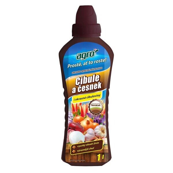 Agro organo-minerální hnojivo cibule a česnek 1 l