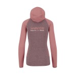 KARPOS W Camoscio Full Zip Hoodie, Huckleberry/Deco Rose velikost: S