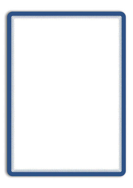 Djois Magneto - samolepicí rámeček, A3, modrý, 2 ks