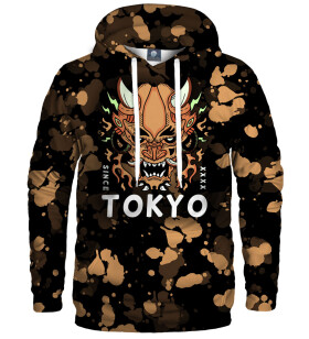 Aloha From Deer Tokyo Oni Yellow Hoodie H-K AFD939 Orange