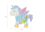 Orange Tree Toys Dřevěné puzzle s čísly - Jednorožec