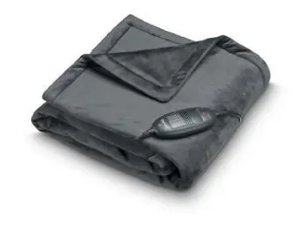 Beurer HD 74 Cosy Limited Edition černá / Vyhřívací deka / 100W / 6 teplot / 150 x 130 cm (40010)
