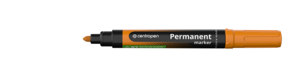 Popisovač Centropen 8566 permanentní - oranžový