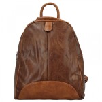 Trendy dámský koženkový kabelko-batůžek Eligio, hnědý