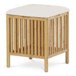 Taburet s úložným prostorem, bambus, přírodní, DR-B066 NAT