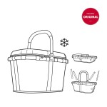 Termokošík Reisenthel Carrybag iso Frame Twist silver