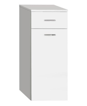 AQUALINE - ZOJA/KERAMIA FRESH skříňka spodní s košem 35x78x29cm, bílá 50261