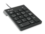Equip černá / Numerická klávesnice / USB / 18 kláves / kabel 1,35 m (245205)