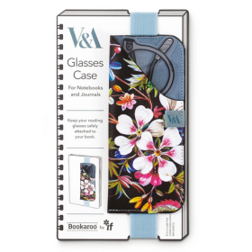 Bookaroo V&A Pouzdro na brýle na zápisník - Kilburn Black Flora
